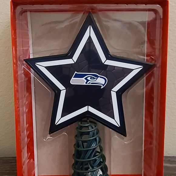 NFL Seahawks Christmas Tree Star Topper - Picture 8 of 9